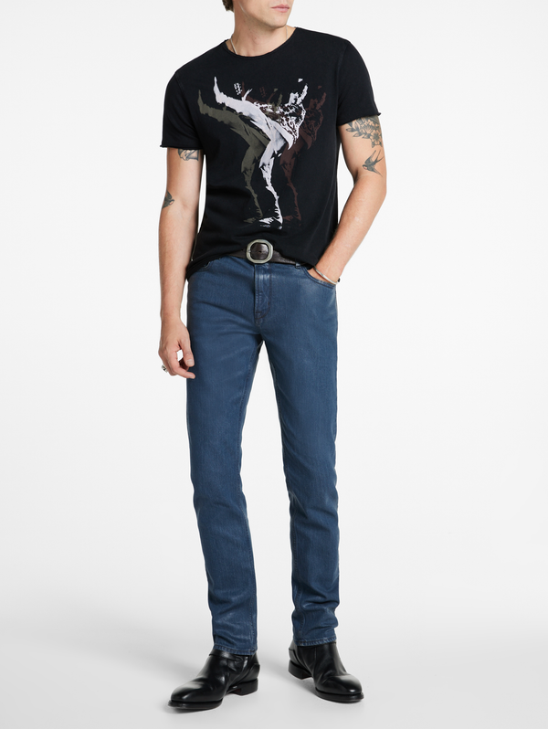 SS RAW EDGE TEE - THE MAN WHO