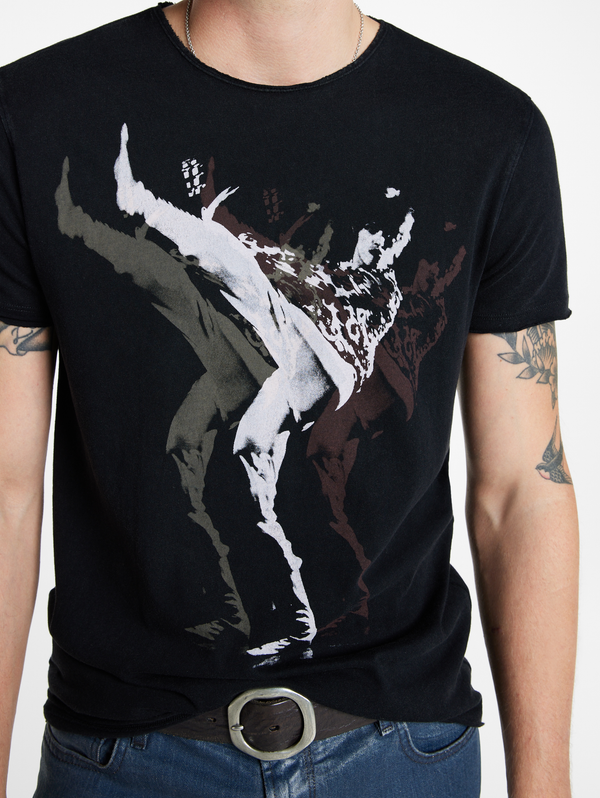 SS RAW EDGE TEE - THE MAN WHO