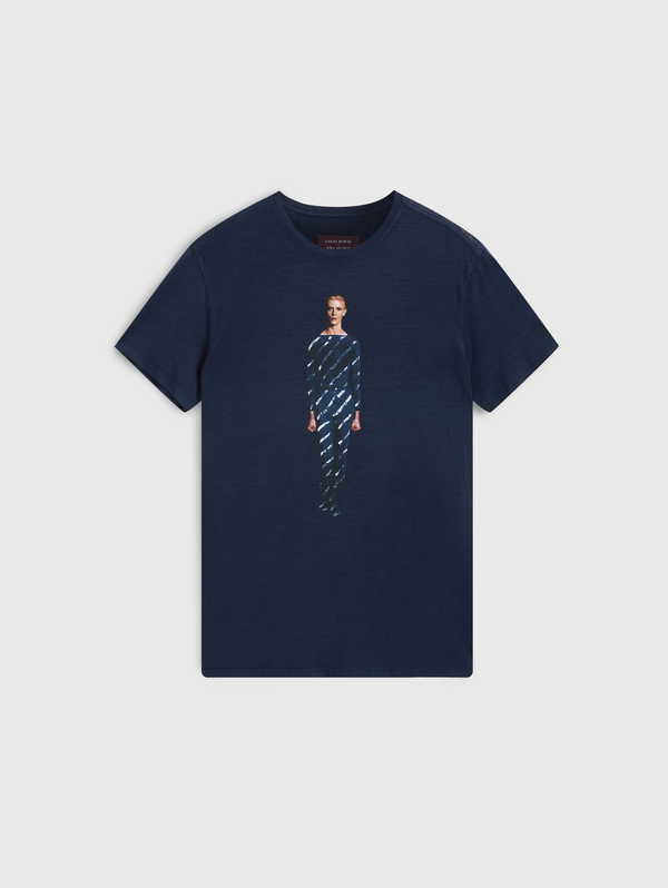 SS CREW TEE - BOWIE BLUE