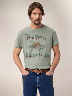 TOM PETTY AND THE HEARTBREAKERS EMBROIDERED TEE
