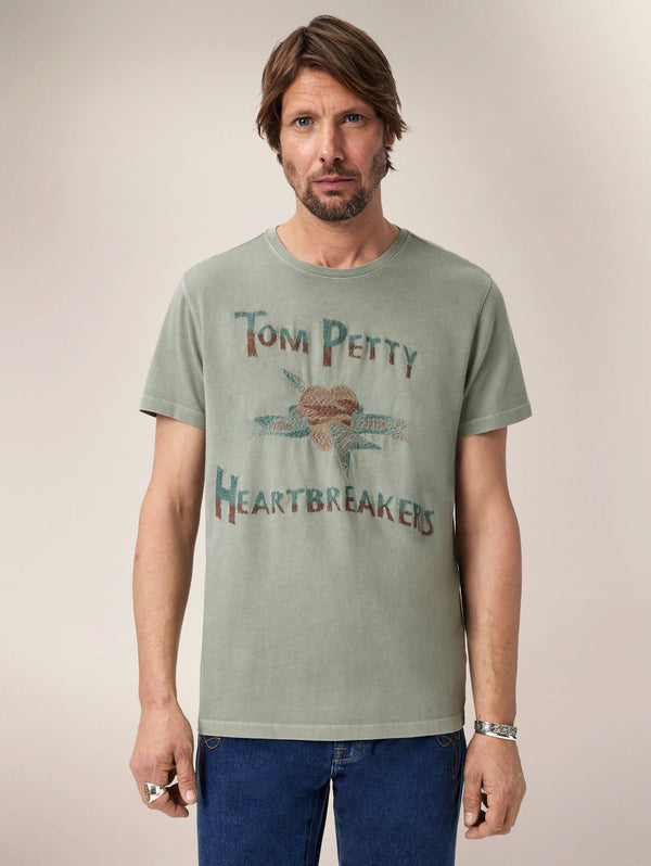 TOM PETTY AND THE HEARTBREAKERS EMBROIDERED TEE