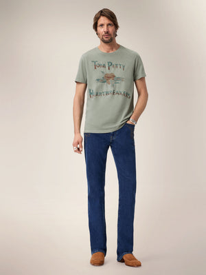 TOM PETTY AND THE HEARTBREAKERS EMBROIDERED TEE