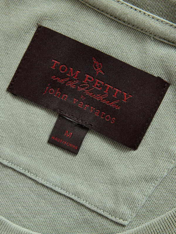TOM PETTY AND THE HEARTBREAKERS EMBROIDERED TEE