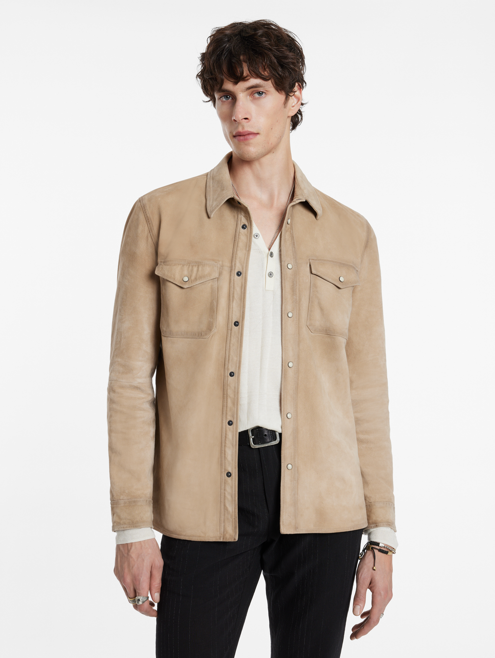 LIONELL SHIRT JACKET, SNAP CLOSURE