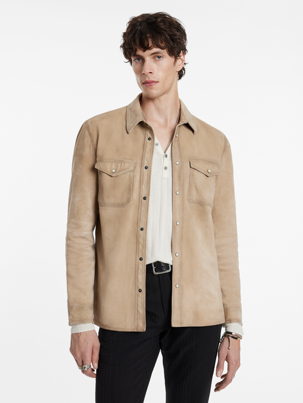 LIONELL SHIRT JACKET, SNAP CLOSURE