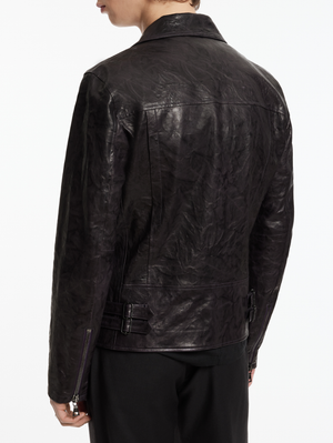 HAZY DB SNAP CLOSURE BIKER JKT