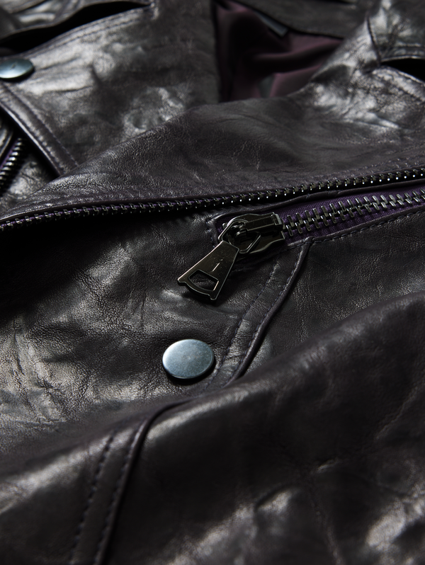HAZY DB SNAP CLOSURE BIKER JKT