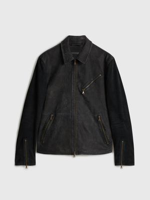 ROBERT JACKET - MIXED ME DIA, CF ZIPPER CLOSURE, ZIPPER POCKETS, BACK PANELDETAIL, FULLY LINED