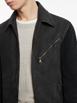 ROBERT JACKET - MIXED ME DIA, CF ZIPPER CLOSURE, ZIPPER POCKETS, BACK PANELDETAIL, FULLY LINED