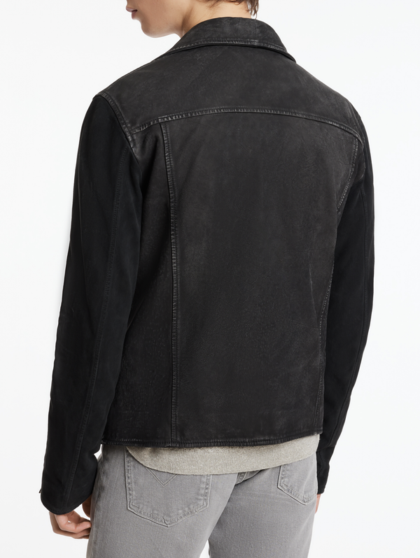 ROBERT JACKET - MIXED ME DIA, CF ZIPPER CLOSURE, ZIPPER POCKETS, BACK PANELDETAIL, FULLY LINED