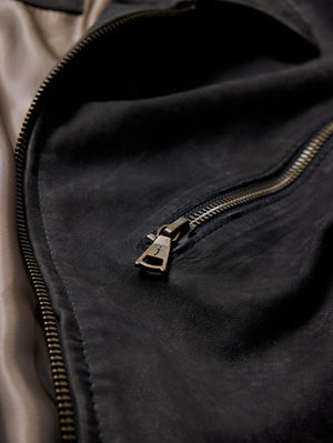 ROBERT JACKET - MIXED ME DIA, CF ZIPPER CLOSURE, ZIPPER POCKETS, BACK PANELDETAIL, FULLY LINED