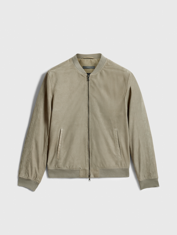 KHAI SUEDE BOMBER JACKET