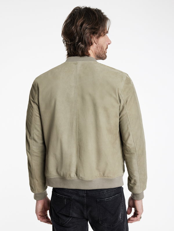 KHAI SUEDE BOMBER JACKET