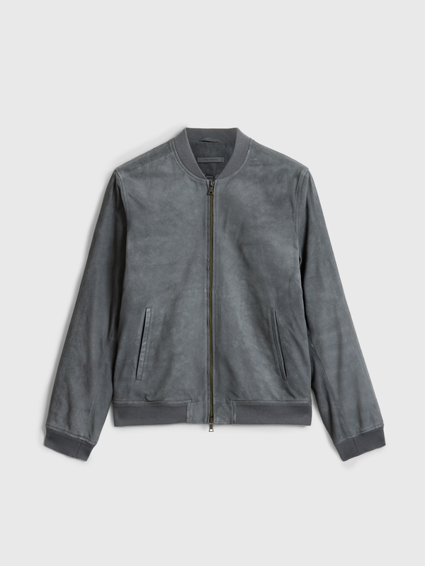 KHAI SUEDE BOMBER JACKET