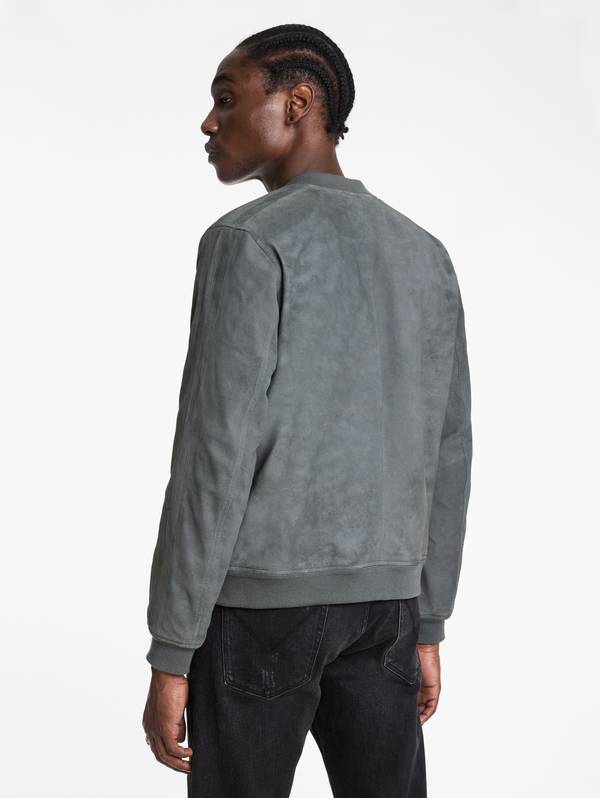 KHAI SUEDE BOMBER JACKET
