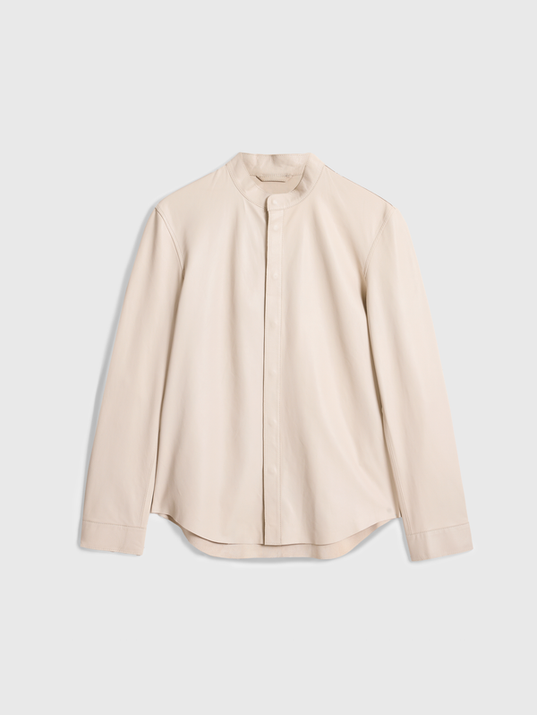 BERNARD BAND COLLAR SHIRT JACKET
