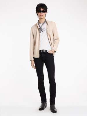 BERNARD BAND COLLAR SHIRT JACKET