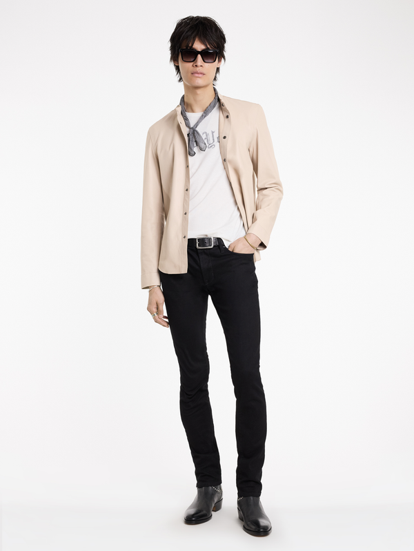 BERNARD BAND COLLAR SHIRT JACKET