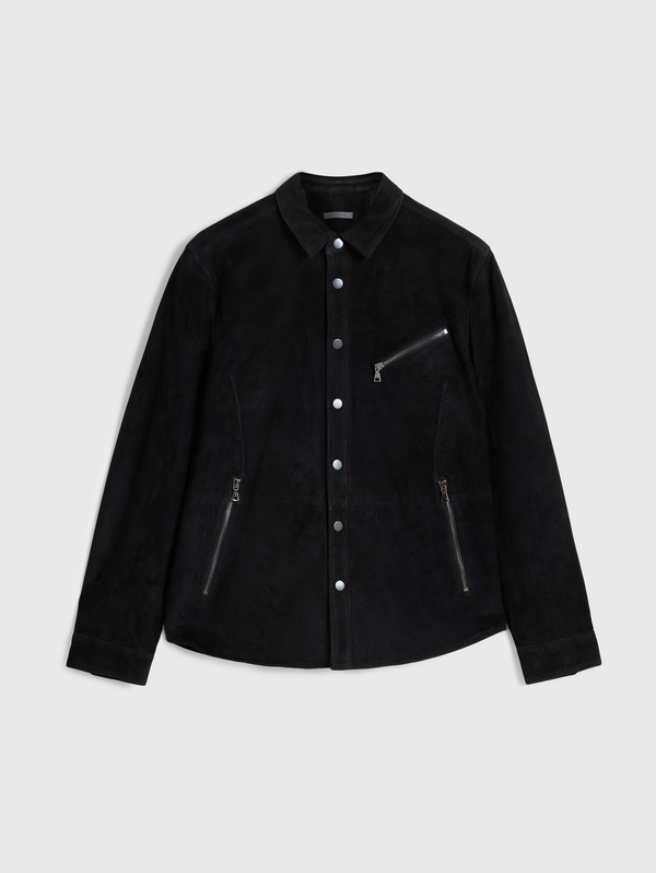 KADD SUEDE SHIRT JACKET