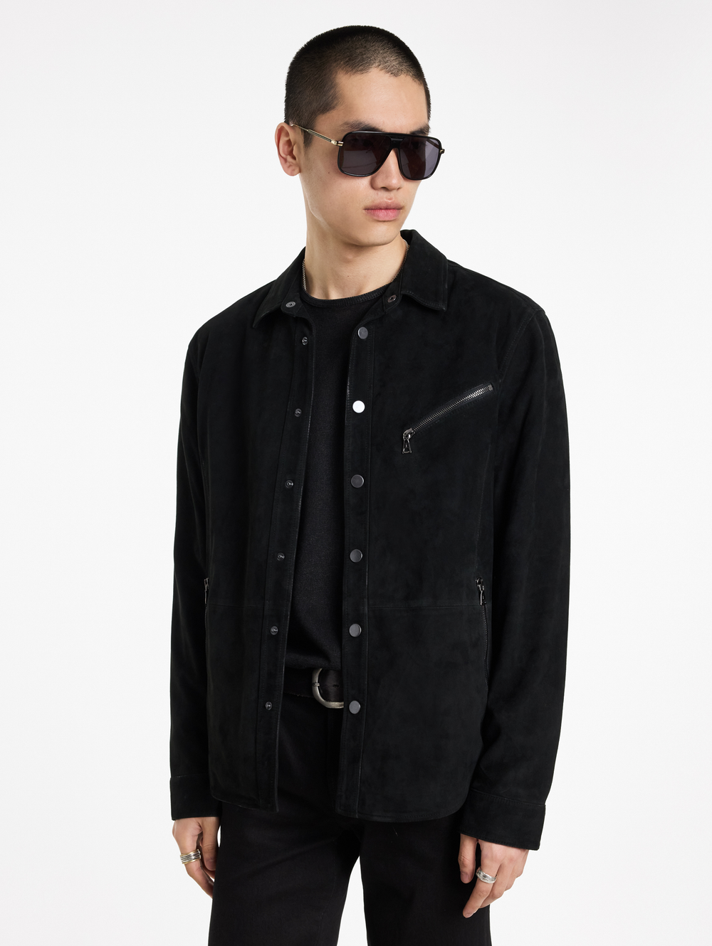 KADD SUEDE SHIRT JACKET