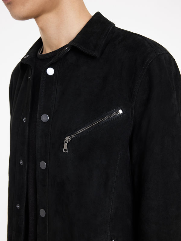 KADD SUEDE SHIRT JACKET