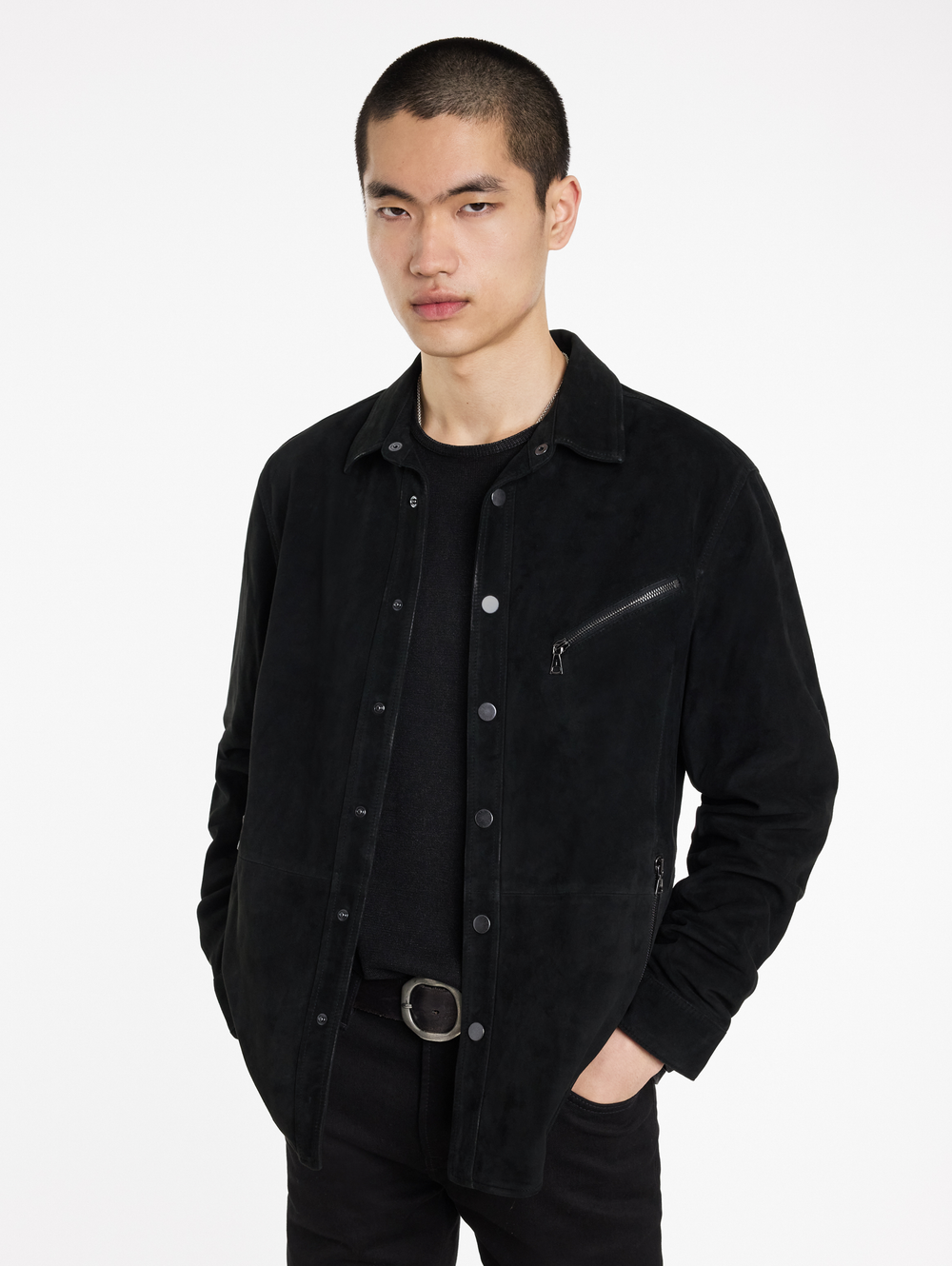 KADD SUEDE SHIRT JACKET