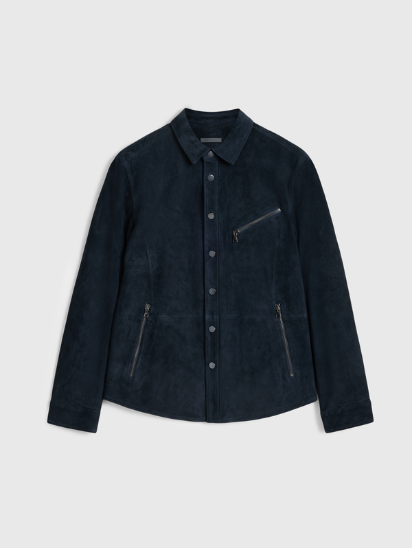 KADD SUEDE SHIRT JACKET