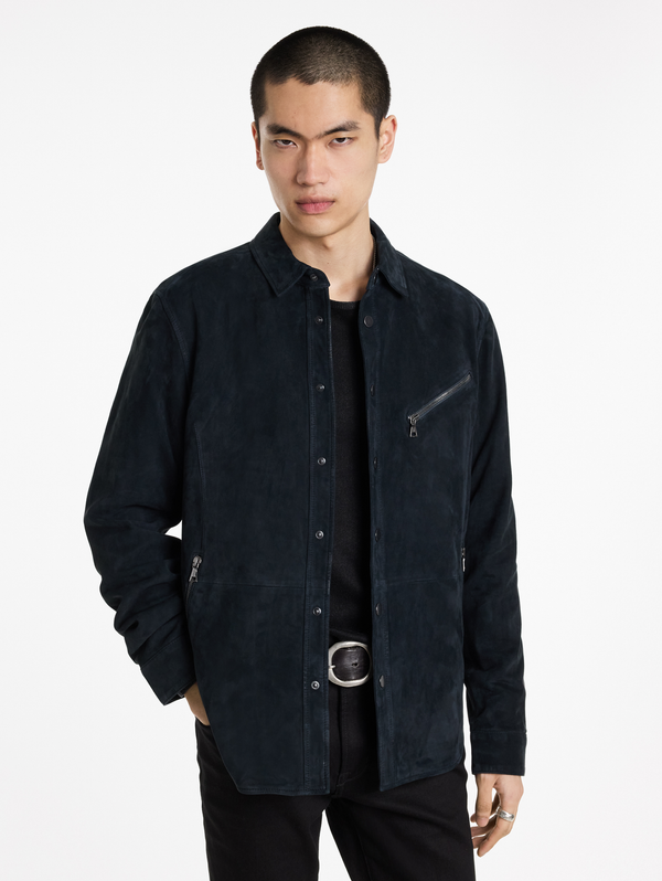 KADD SUEDE SHIRT JACKET