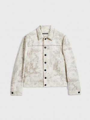 CARDIN JACKET STUDDED TUCKER JACKET