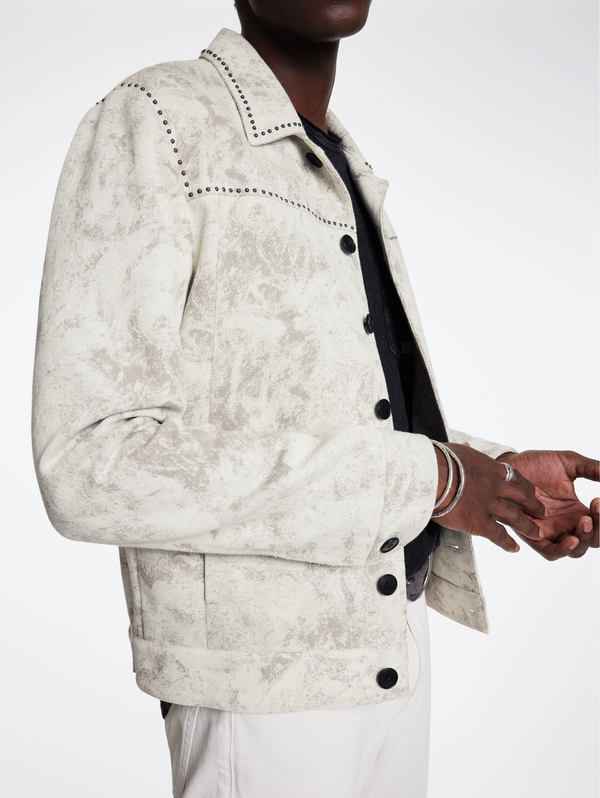 CARDIN JACKET STUDDED TUCKER JACKET