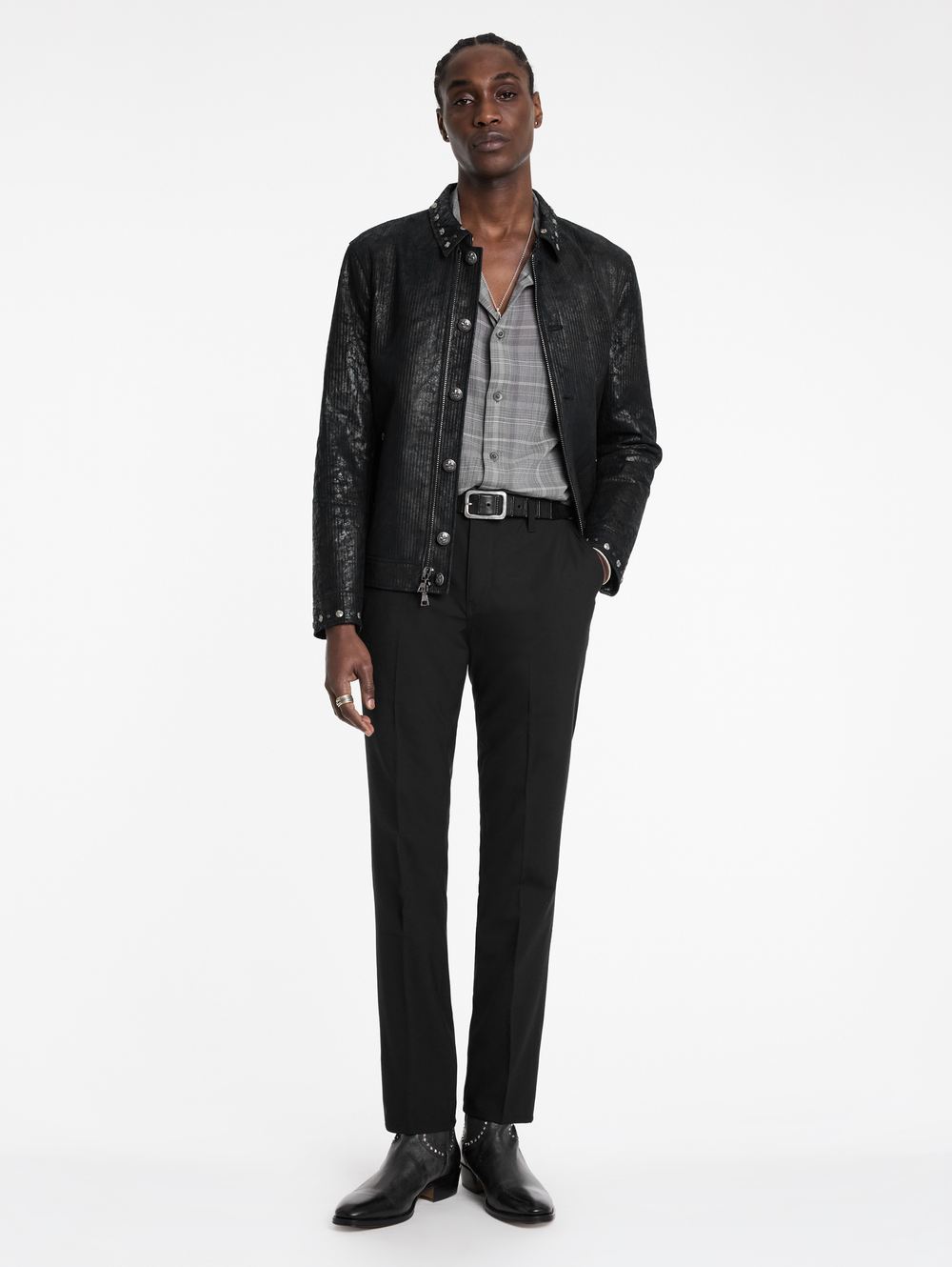 MOTOR CITY FIT - ZIP FLY LOW RISE SLIM FIT PANTS