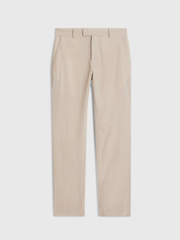 SLIM FIT PANTS WITH WELT HIP POCKETS AND EXTENDED