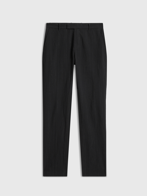 SLIM FIT PANTS WITH WELT HIP POCKETS AND EXTENDED