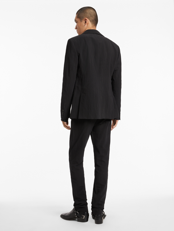 SLIM FIT PANTS WITH WELT HIP POCKETS AND EXTENDED