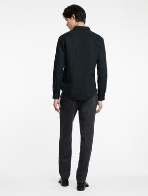 SLIM FIT PLEATED PANTS