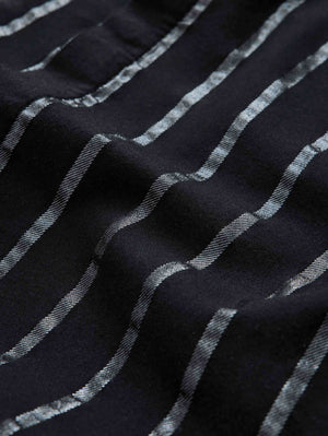 RODNEY LS SHIRT - METALLIC STRIPE