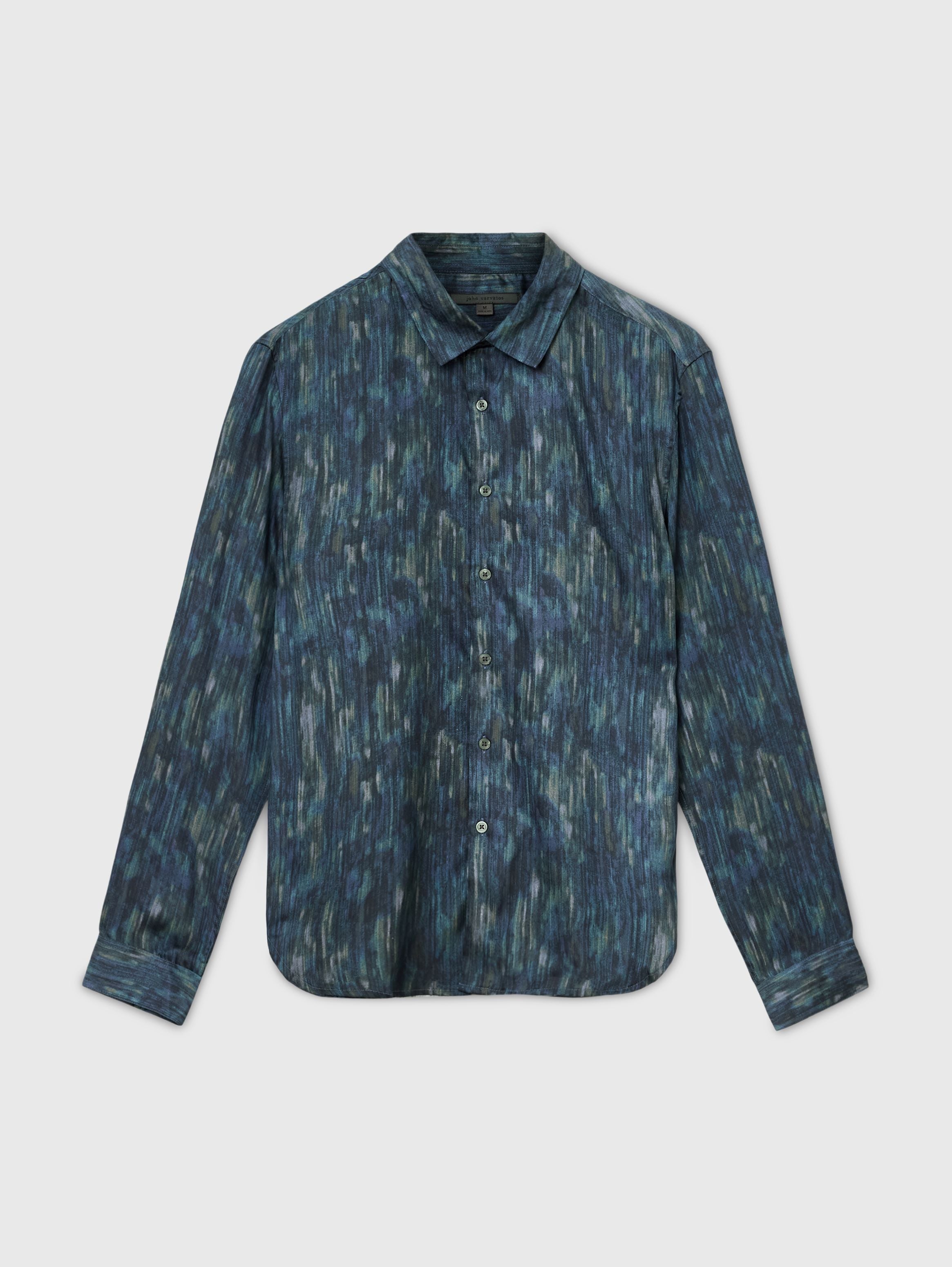 ROSS LS BUTTON PLACKET SLIM FIT SHIRT