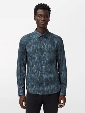 ROSS LS BUTTON PLACKET SLIM FIT SHIRT