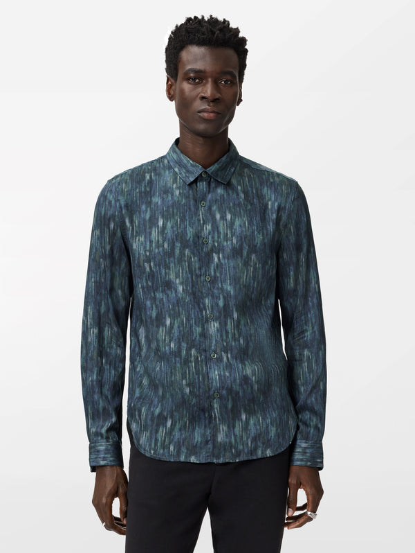 ROSS LS BUTTON PLACKET SLIM FIT SHIRT