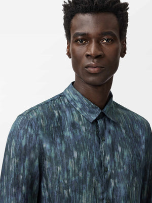 ROSS LS BUTTON PLACKET SLIM FIT SHIRT