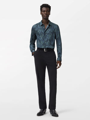 ROSS LS BUTTON PLACKET SLIM FIT SHIRT