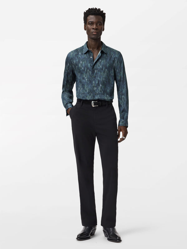 ROSS LS BUTTON PLACKET SLIM FIT SHIRT