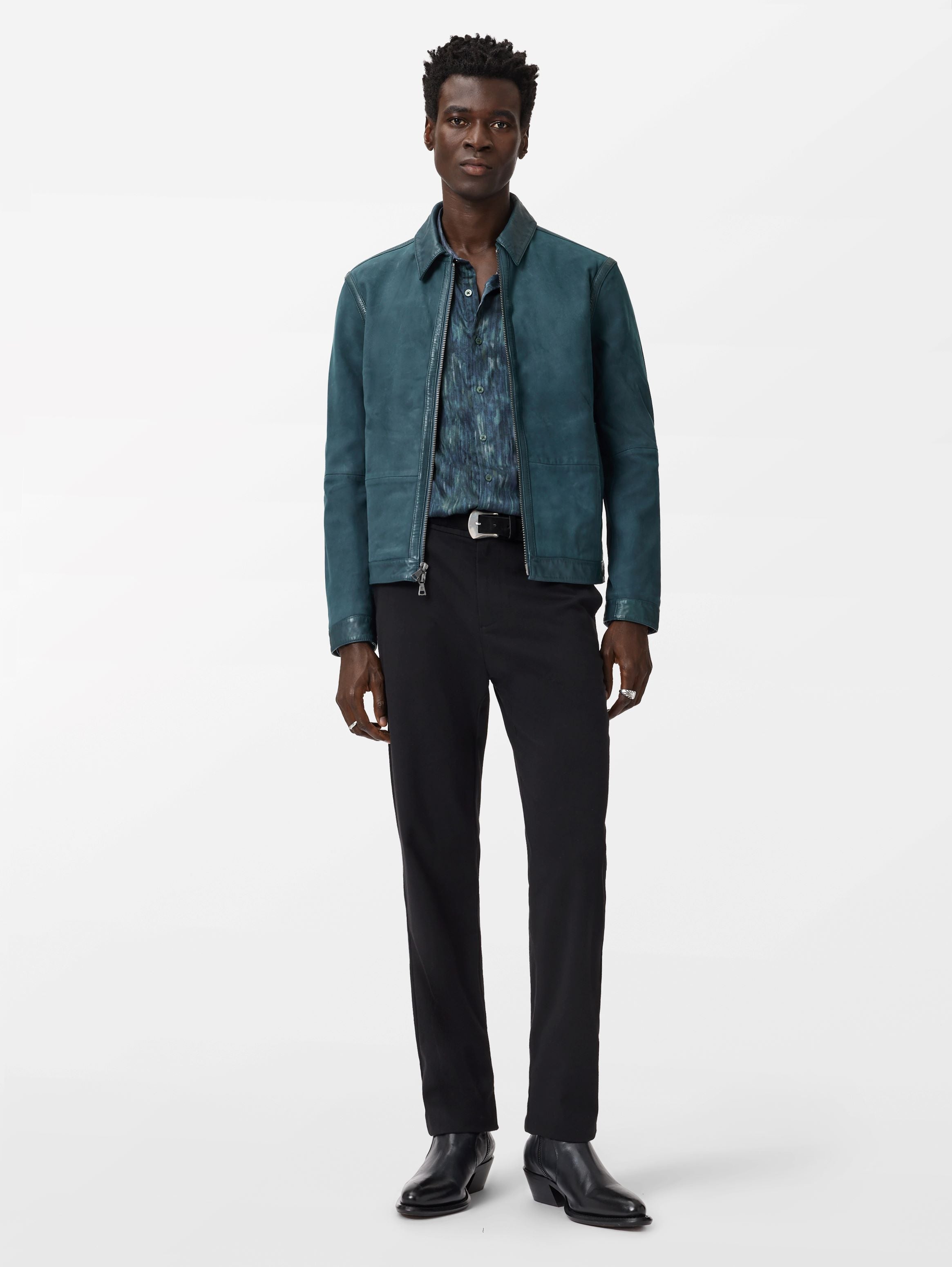 ROSS LS BUTTON PLACKET SLIM FIT SHIRT