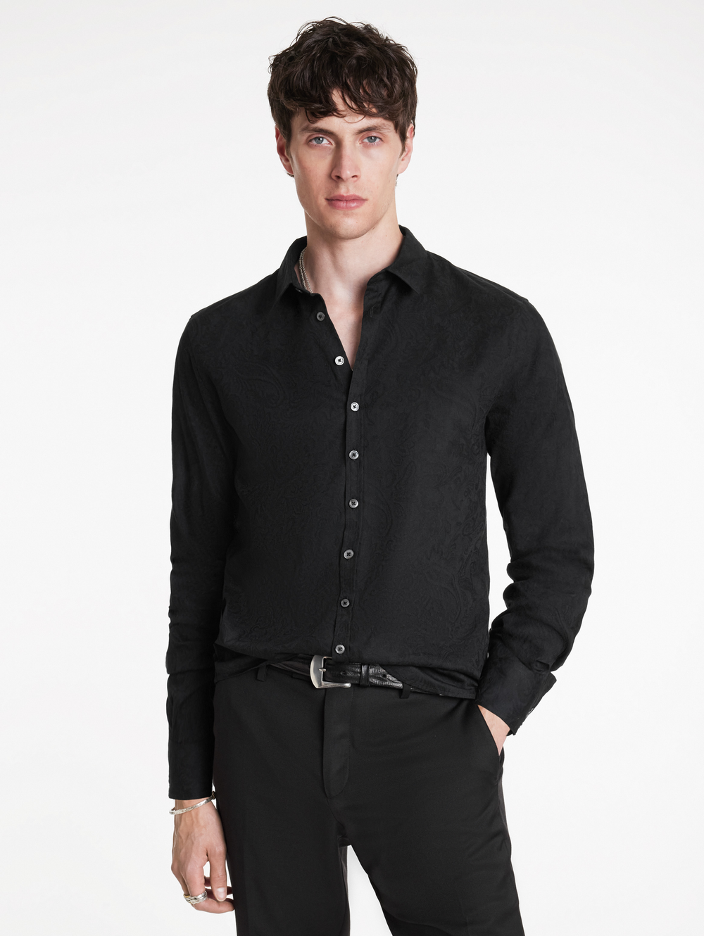 MULTI BUTTON SLIM FIT SHIRT