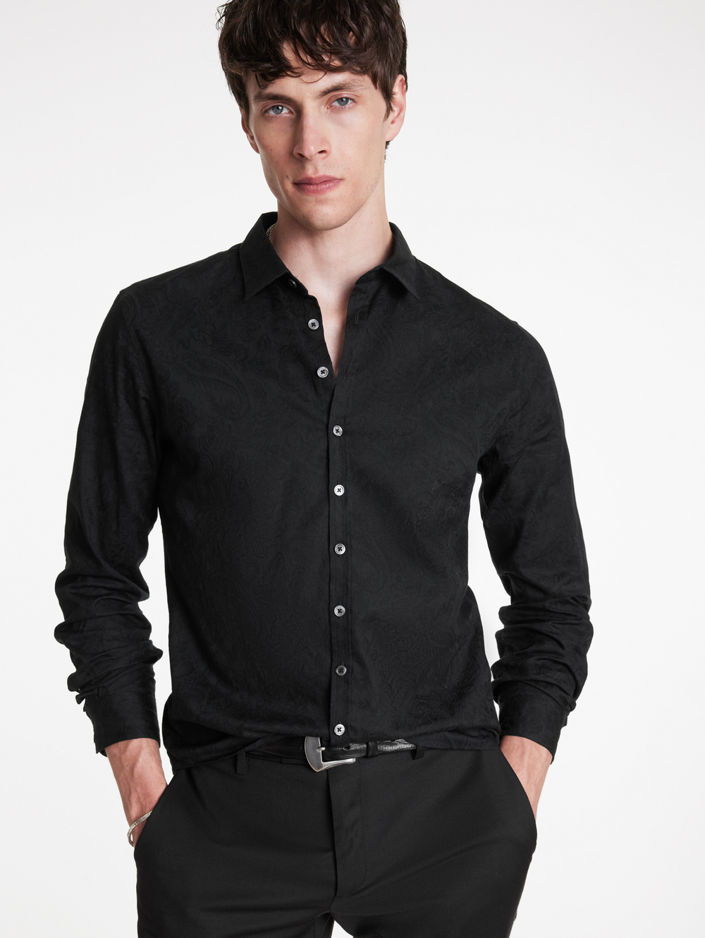 MULTI BUTTON SLIM FIT SHIRT