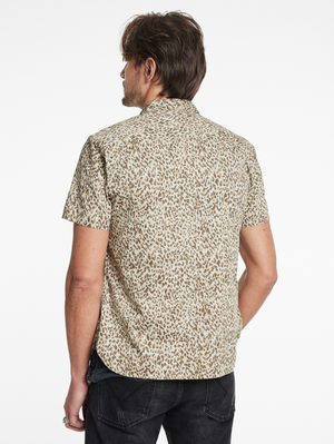 SEAN SHORT SLEEVE SHIRT IN LEO PRINT