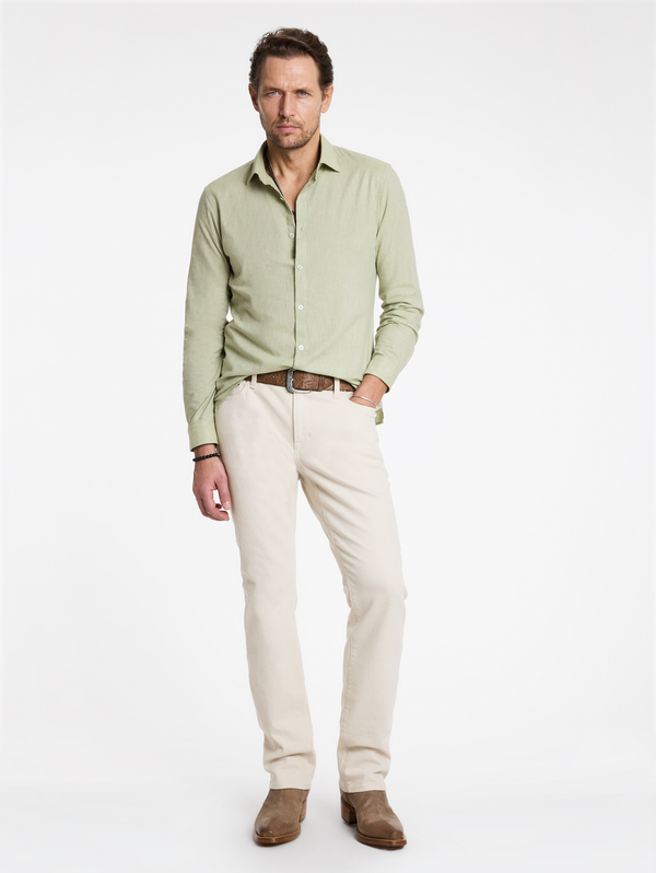ROSEDALE SPREAD COLLAR SHIRTS WITHOUT BUTTON PLACKET