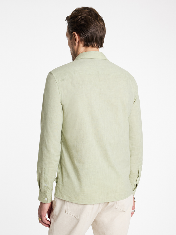 ROSEDALE SPREAD COLLAR SHIRTS WITHOUT BUTTON PLACKET