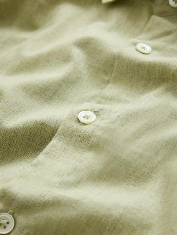 ROSEDALE SPREAD COLLAR SHIRTS WITHOUT BUTTON PLACKET