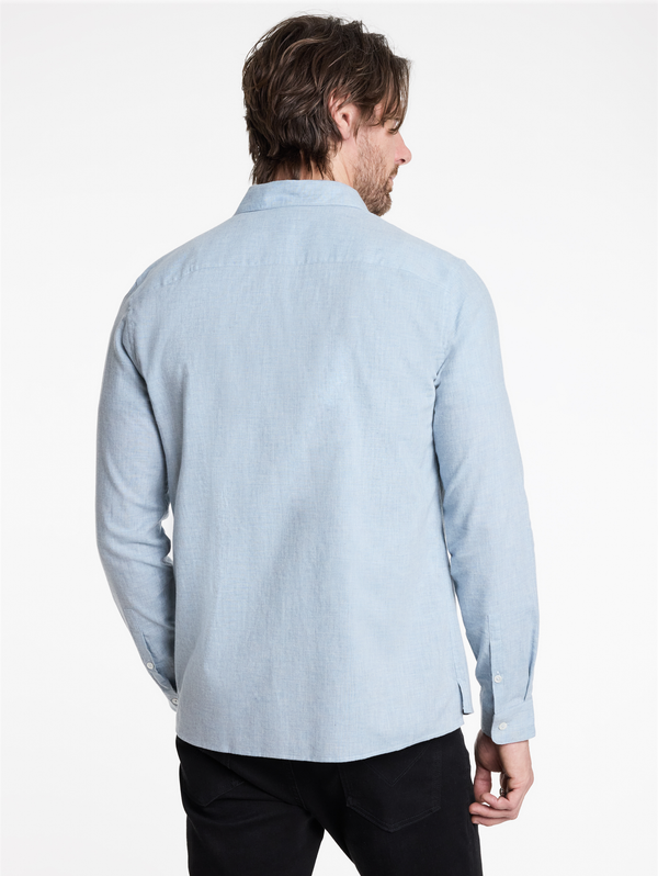 ROSEDALE SPREAD COLLAR SHIRTS WITHOUT BUTTON PLACKET
